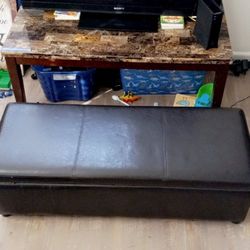 Brown Ottoman