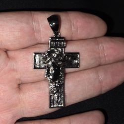 Oxidized cross 925SS