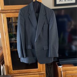 Dark Gray Men Suit