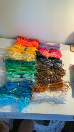 Plastic lanyard string 30pc