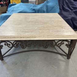 Travertine Marble Coffee Table
