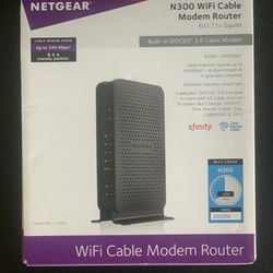 Netgear N300 Wi-Fi Cable Modem Router