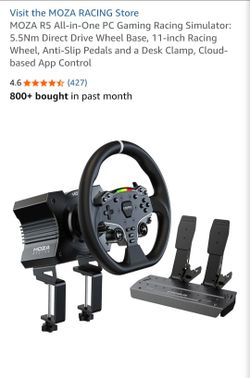 Moza R5 bundle + accessories
