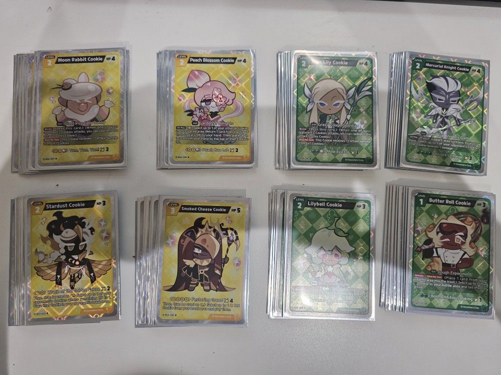 Cookie Run Braverse Tcg Holo R Yellow And Green Cards