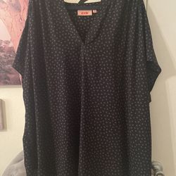 Evri Plus Size Womens blouse size 4X pre-owned