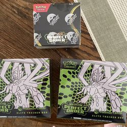 Pokémon perfect order 2x PKC ETB and booster box