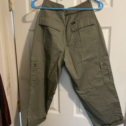 Brand new never worn, Green khakis, Lee Capri style pants.