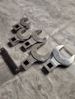 Mac Tools  5-PC. 1/2” Drive SAE Open End Crowfoot Wrench Set- List Price $364.99