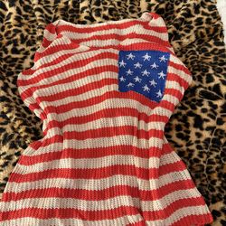 USA crocheted top