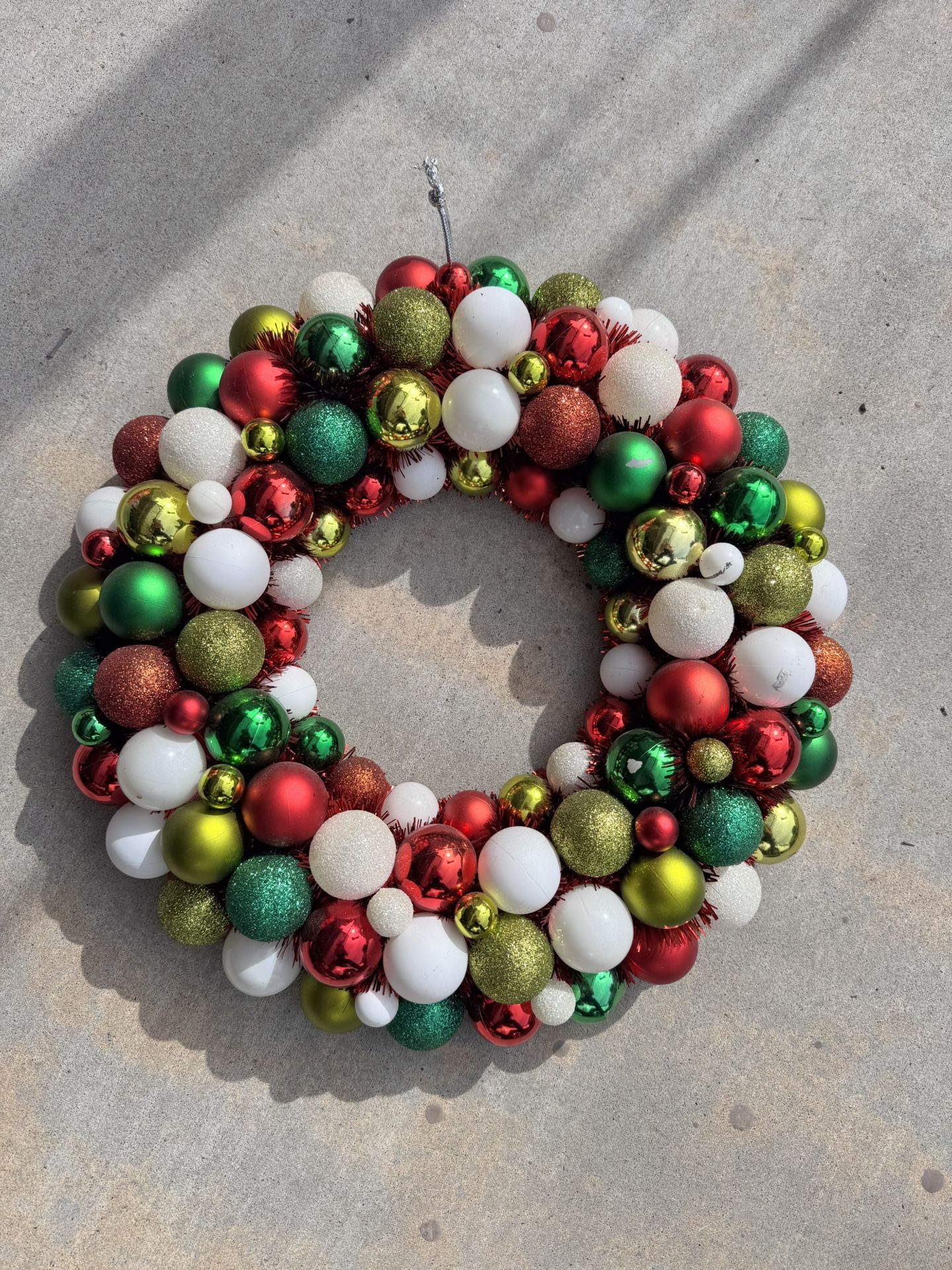Plastic Xmas Wreath