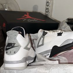  Air Jordan 4 Retro OG 'White Cement' 2025