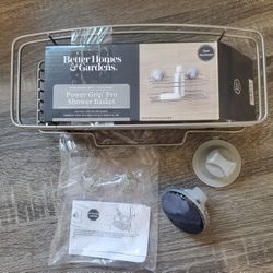 Better Homes and Gardens Power Grip Pro Shower Basket
