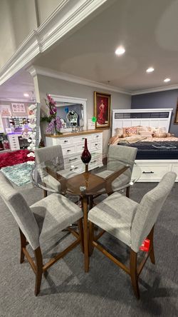 5 PC DINING TABLE SET