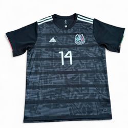 Adidas climalite soccer Mexico home 2019 gold cup Chicharito black jersey