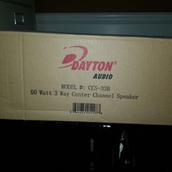 Dayton Audio Center speaker 