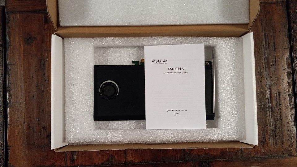 HighPoint SSD7101A NVMe Raid Controller