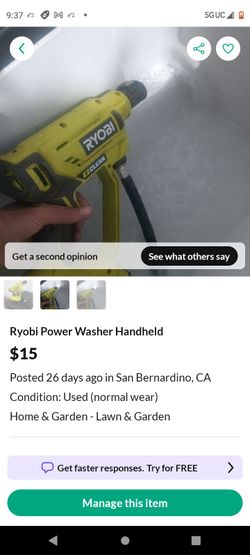 Works Tested . No Hoses. No Batterie