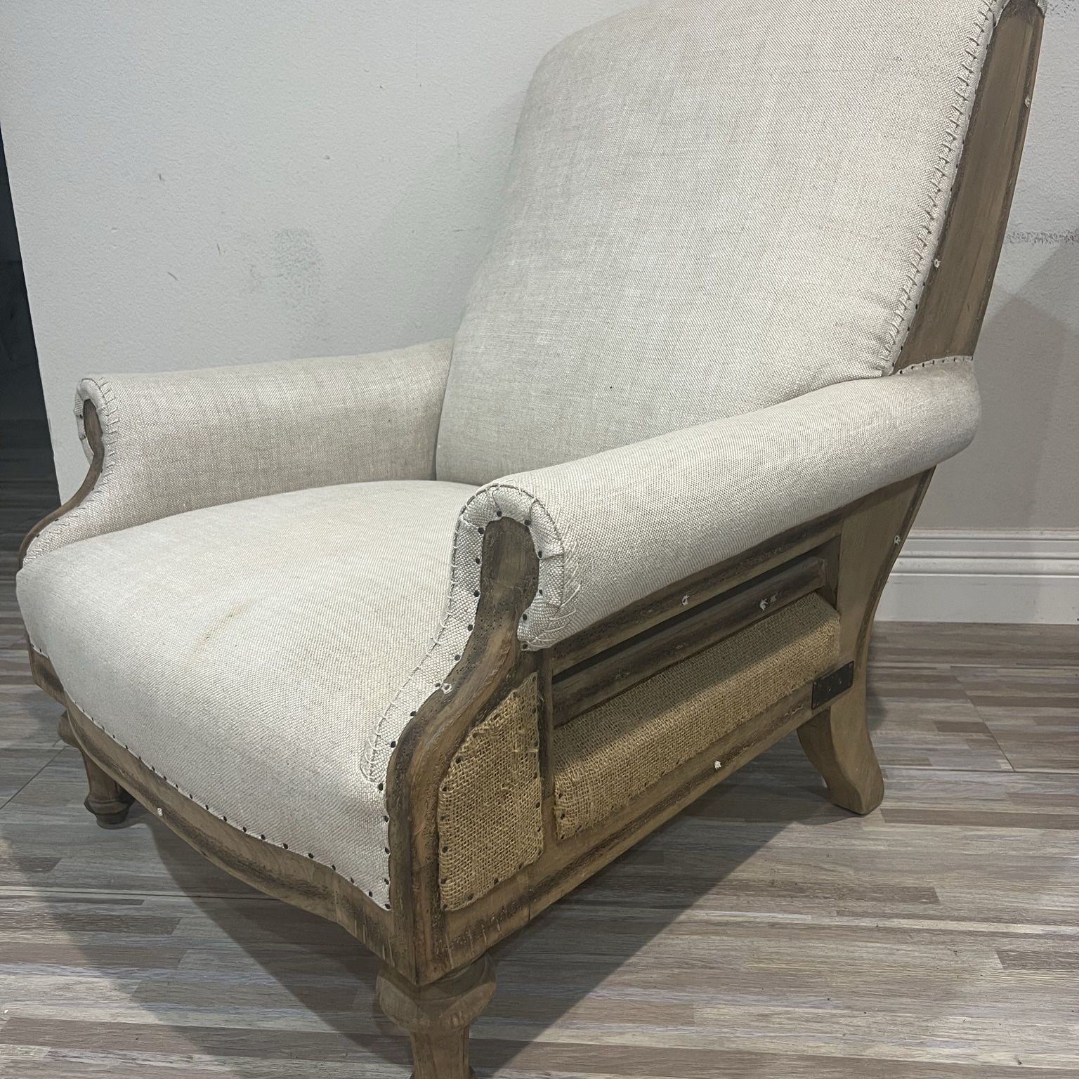 RH RESTORATION HARDWARE DECONSTRUCTED ENGLISH CLUB CHAIR