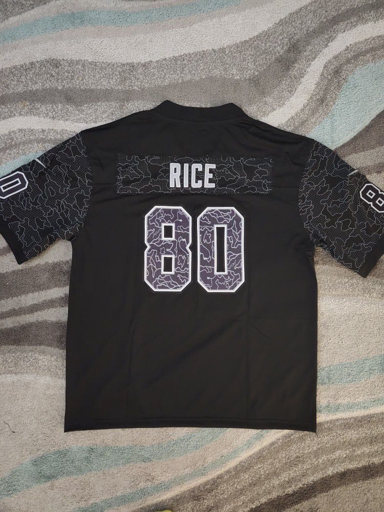 Jerry Rice 49ers Camo Jersey Size L
