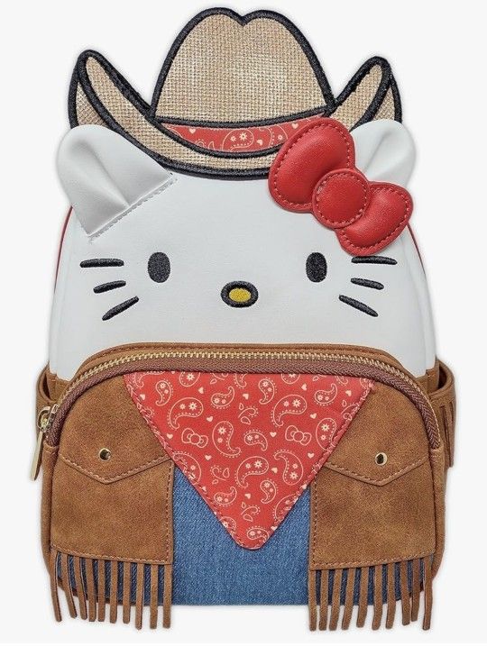NWT Loungefly Hello Kitty Western