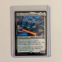Mikey & Leo, Chaos & Order (TMT) 158 - magic: the gathering mtg card