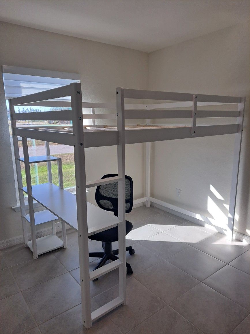 LOFT BED WITH DESK