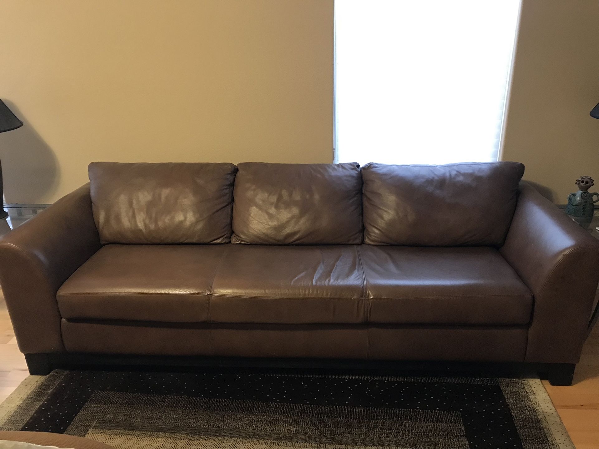 Creative Leather Genuine Leather Couch