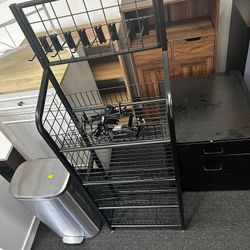Metal Wire Storage Shelf Display Rack