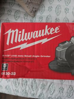 Milwaukee small angle grinder