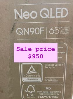 Samsung - 65” Class QN90F Series Neo QLED Mini LED 4K UHD SamsungVision AI Smart Tizen TV