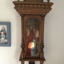 Vintage Clock Cabinet (no Clock Works)