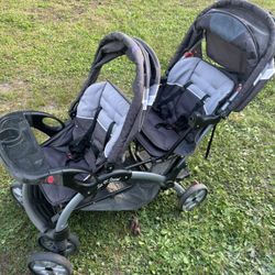 Twin Sit And Stand Stroller 