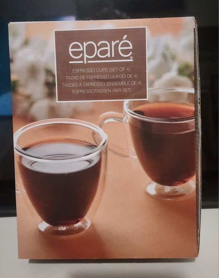 Epare Set/4 (Netflix) Espresso Cups BNIP