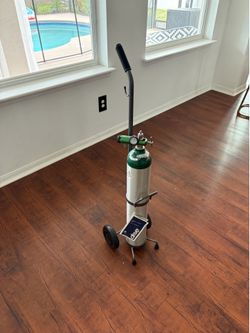 Medical Oxygen Therapy Cart Complete