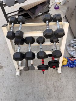 Hex dumbbells