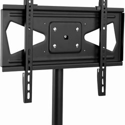 Mount-It! Bolt Down TV Stand | Heavy Duty Swivel Table Top TV Mount for Screens 32" - 55" | Desktop TV VESA Mount with Swivel | Steel, Black 
