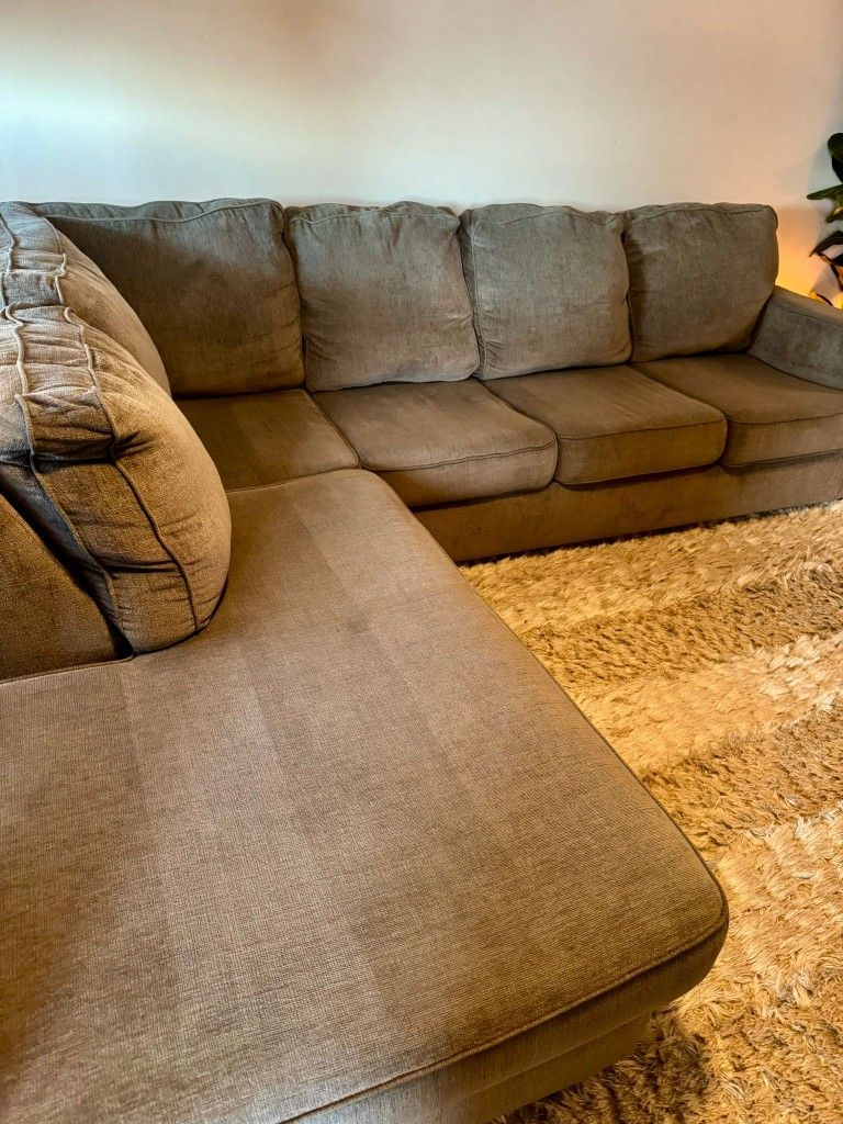 Gray Sectional Couch 