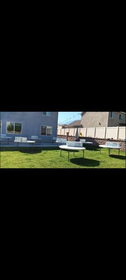 Mesas, sillas, carpas y mas