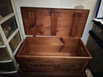 Wooden chest