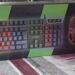 ULTRONIX RGB GAMING KEYBOARD AND MOUSE WITH SPEAKERS 