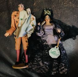 Vintage Hand Painted Lady Mexican Señorita Doll 