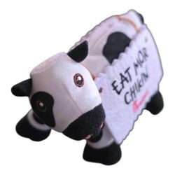 Chik Fil A "Eat Mor Chikin" Cow Plush Toy Eat More Chicken 5in Stuffed Animal