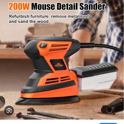MOUSE DETAIL SANDER 200 $30 RANDOM ORBIT SANDER $30 Lijadora para detalles nueva  Lijadora redonda