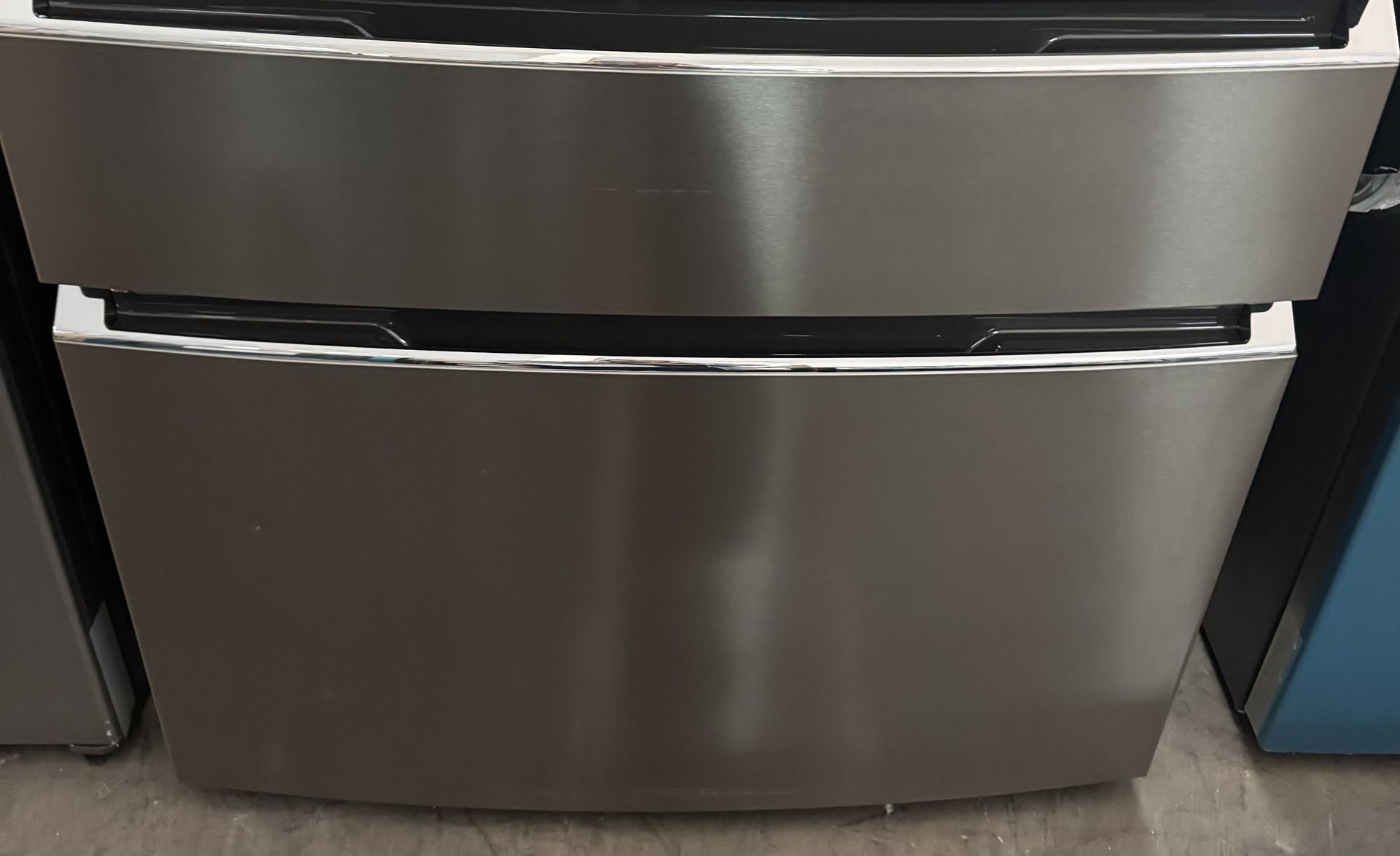 New Open Box Frigidaire Gallery 36 In 26.3 Cu Ft 4 Door Standard Depth Refrigerator In Smudge Proof Stainless Steel