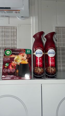 Air Wick & Febreze Air Freshener Bundle Apple Scent