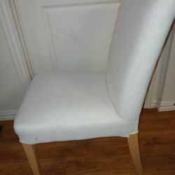 IKEA Burmega (NEW $125) Nice Thick Cushion White Accent Chair ☆Moving Must Sell☆ Very Clean