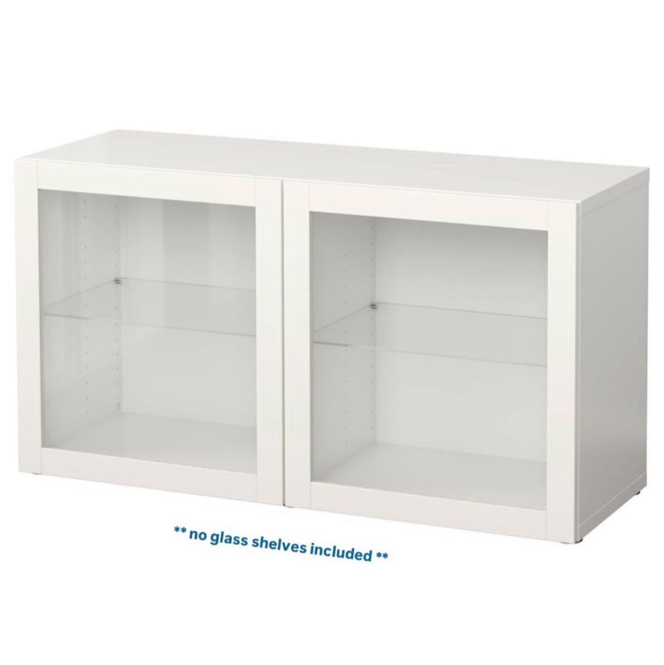 IKEA Besta Shelf Unit with Glass Doors