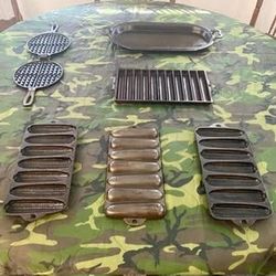 A Grouping Of Vintage Griswold/Wagner Ware Cast Iron