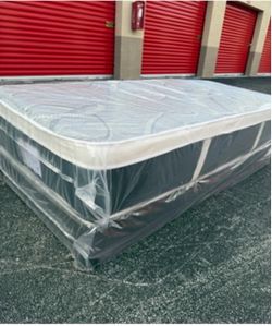 Twin Size pilowtop set | New | 12” Thick