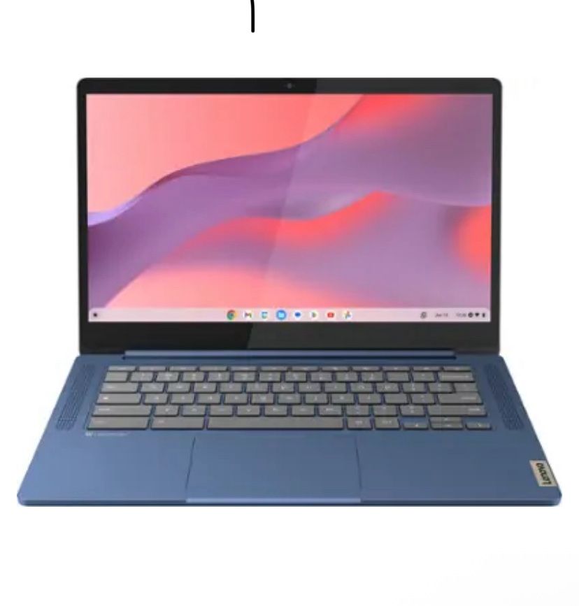 Lenovo - IdeaPad Slim 3 Chromebook Laptop - 14" Full HD Touchscreen Laptop - MediaTek Kompanio 520 - 4GB Memory - 64GB eMMC - Abyss Blue